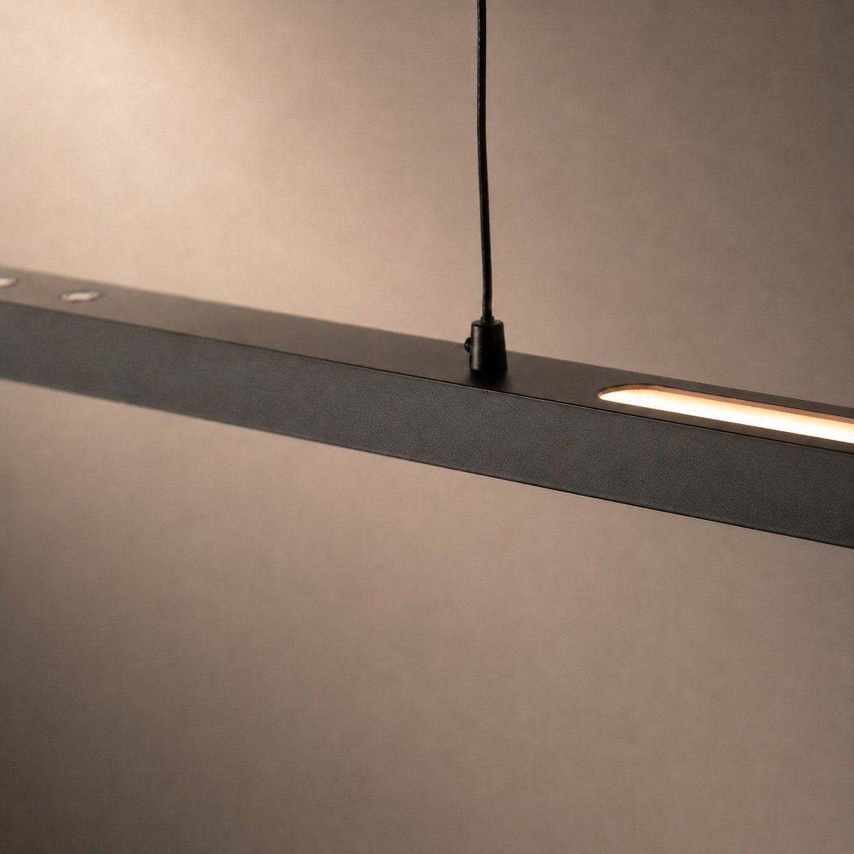 Suspension luminaire Bande noir