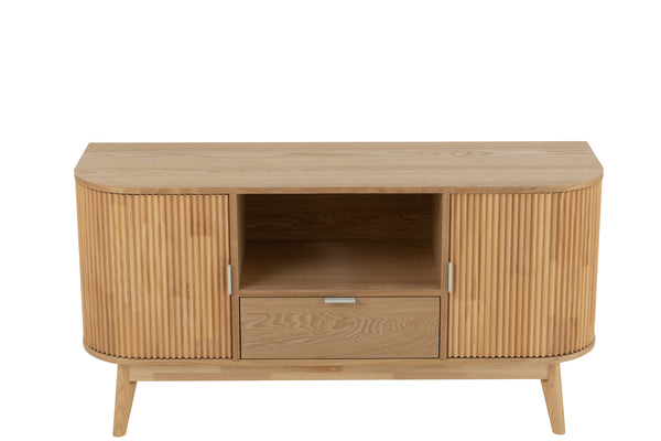 Kleiner runder Schrank natur | Helo