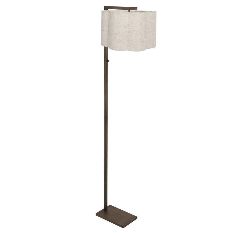 Lampadaire salon | FloraWave Bronze Ø30 cm