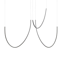 Lustre ALVAR 3 LED noires 3000K