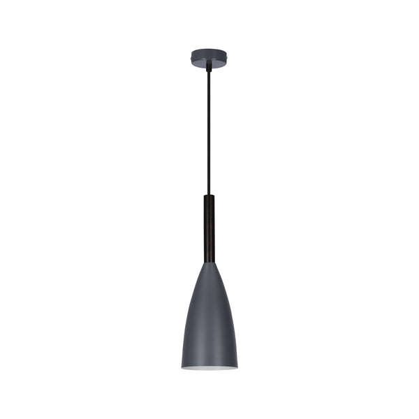 Suspension Flen Ii grise, bois
