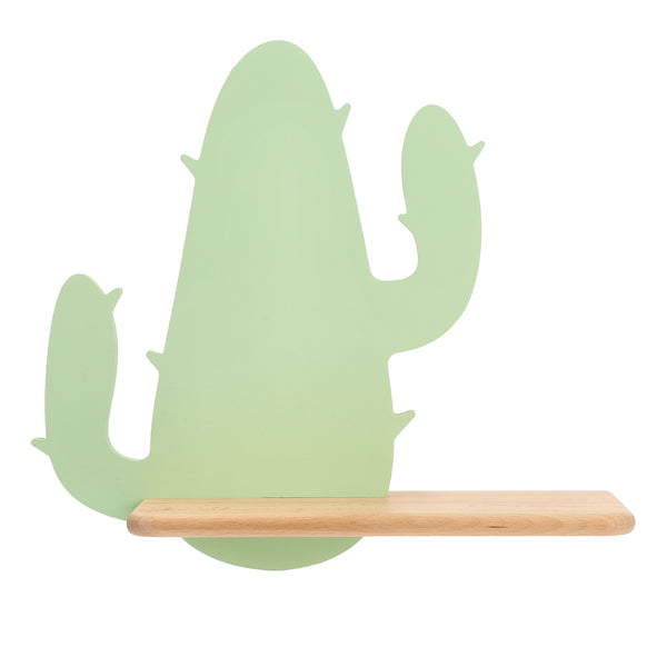 Applique murale LED Cactus 2 pour chambre d'enfant verte, bois, 4 W