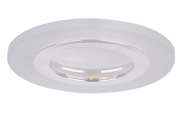 Spot encastrable LED SSP-27 2 lumières argenté, verre
