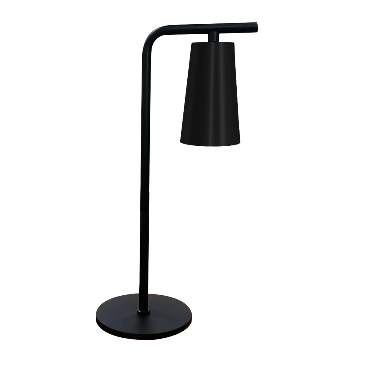 Lampe à poser Sider noire, H 31 cm