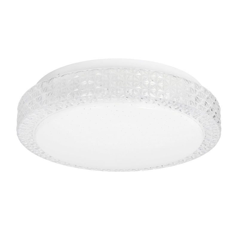 Plafonnier LED Rabel blanc