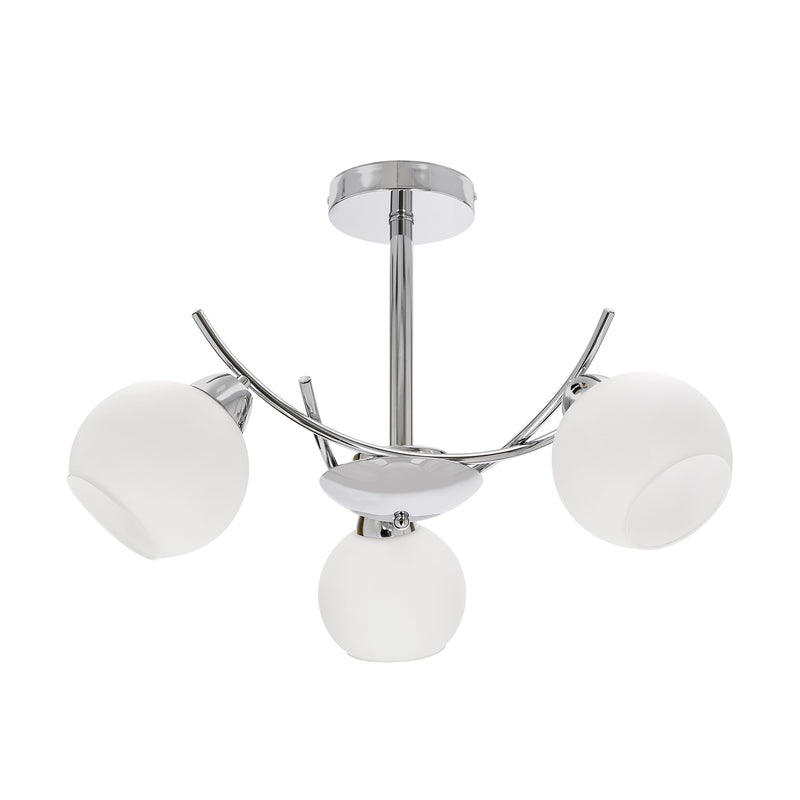 Suspension luminaire | Amos Chromée