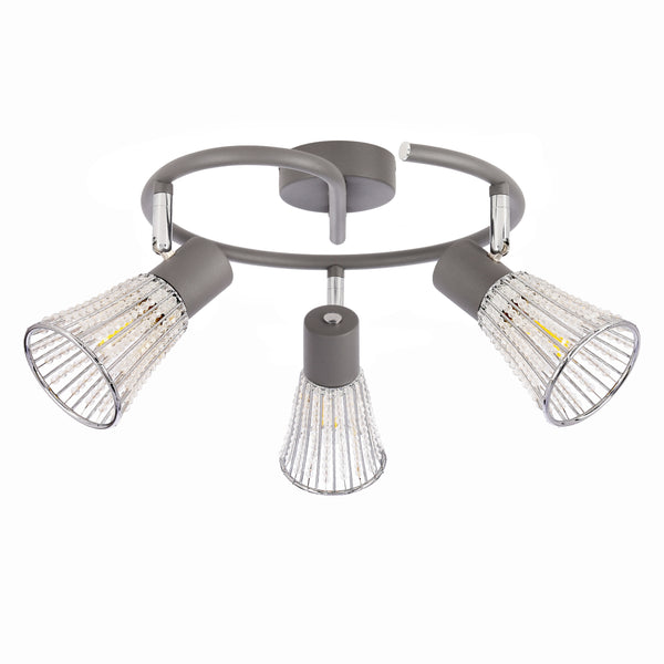 Luminaire plafonnier | Curtis Gris