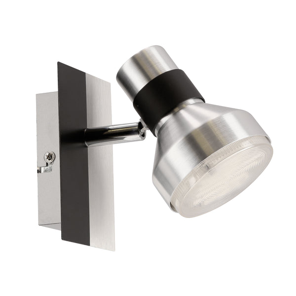 Applique murale LED Sortha 1 argentée