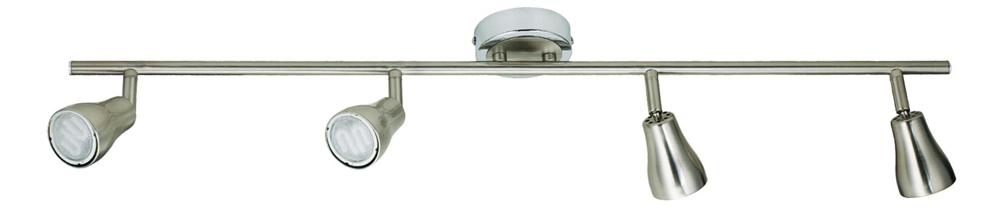 Plafonnier Jawa 4 lumières nickel satiné
