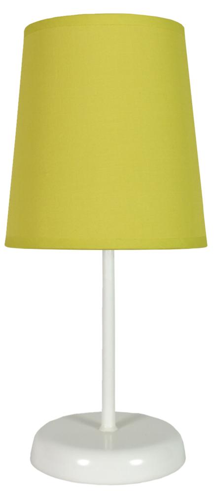 Lampe à poser Gala verte, tissu (réf. 41-98408)