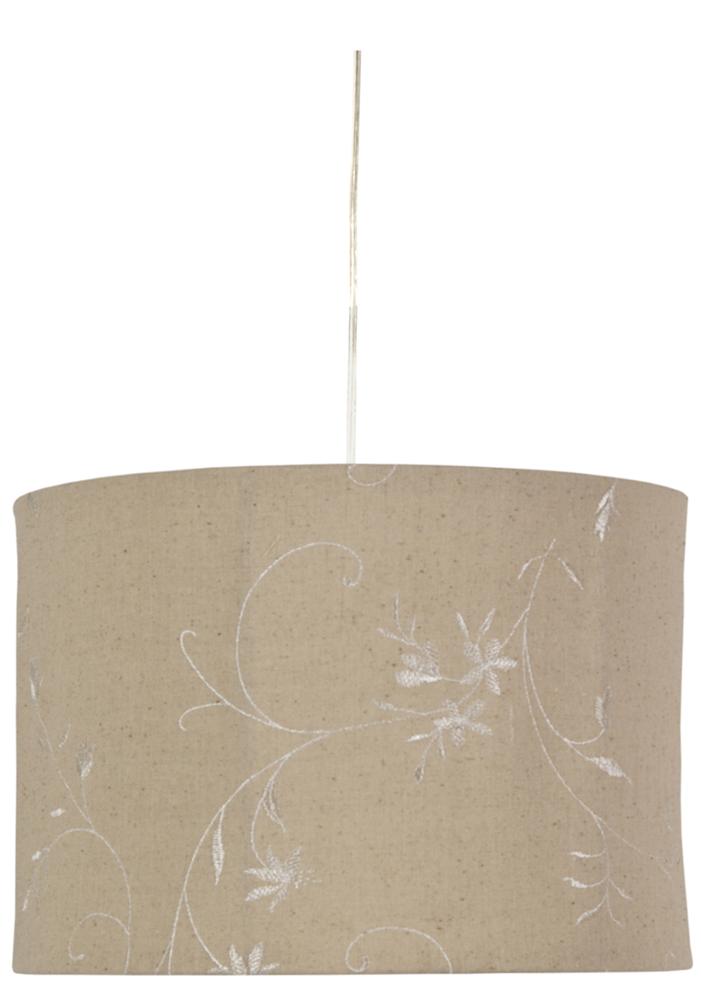 Suspension Farm blanche, tissu