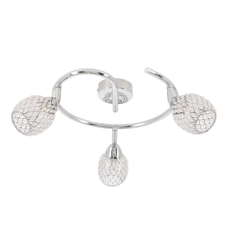 Luminaire plafonnier | Spiral Chromé