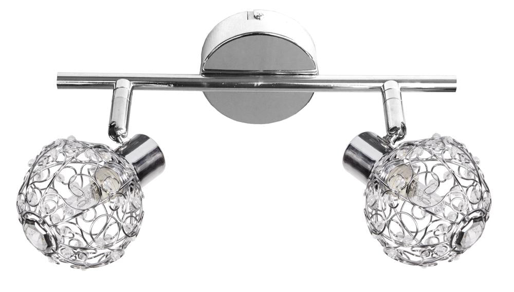 Plafonnier Collar 2 lumières chromé