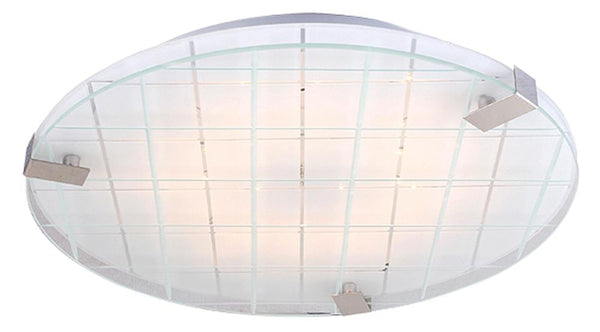 Plafonnier Noble 2 lumières, verre