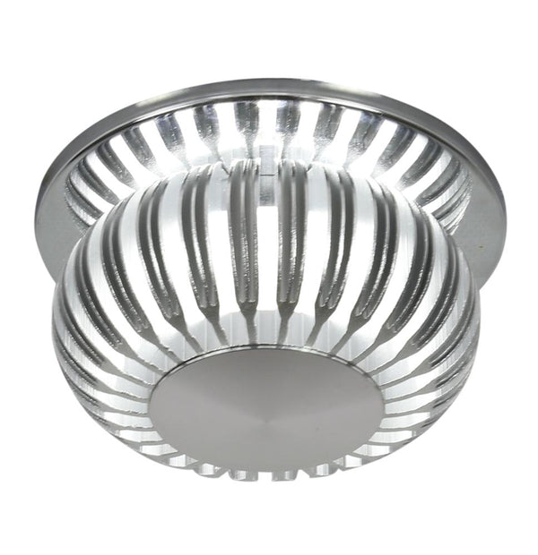 Spot encastrable LED SA-09 chromé et aluminium