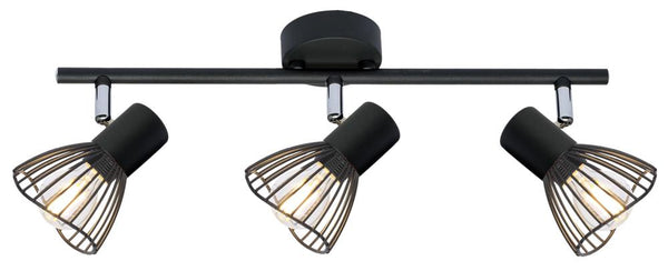 Plafonnier Fly 3 lumières noir
