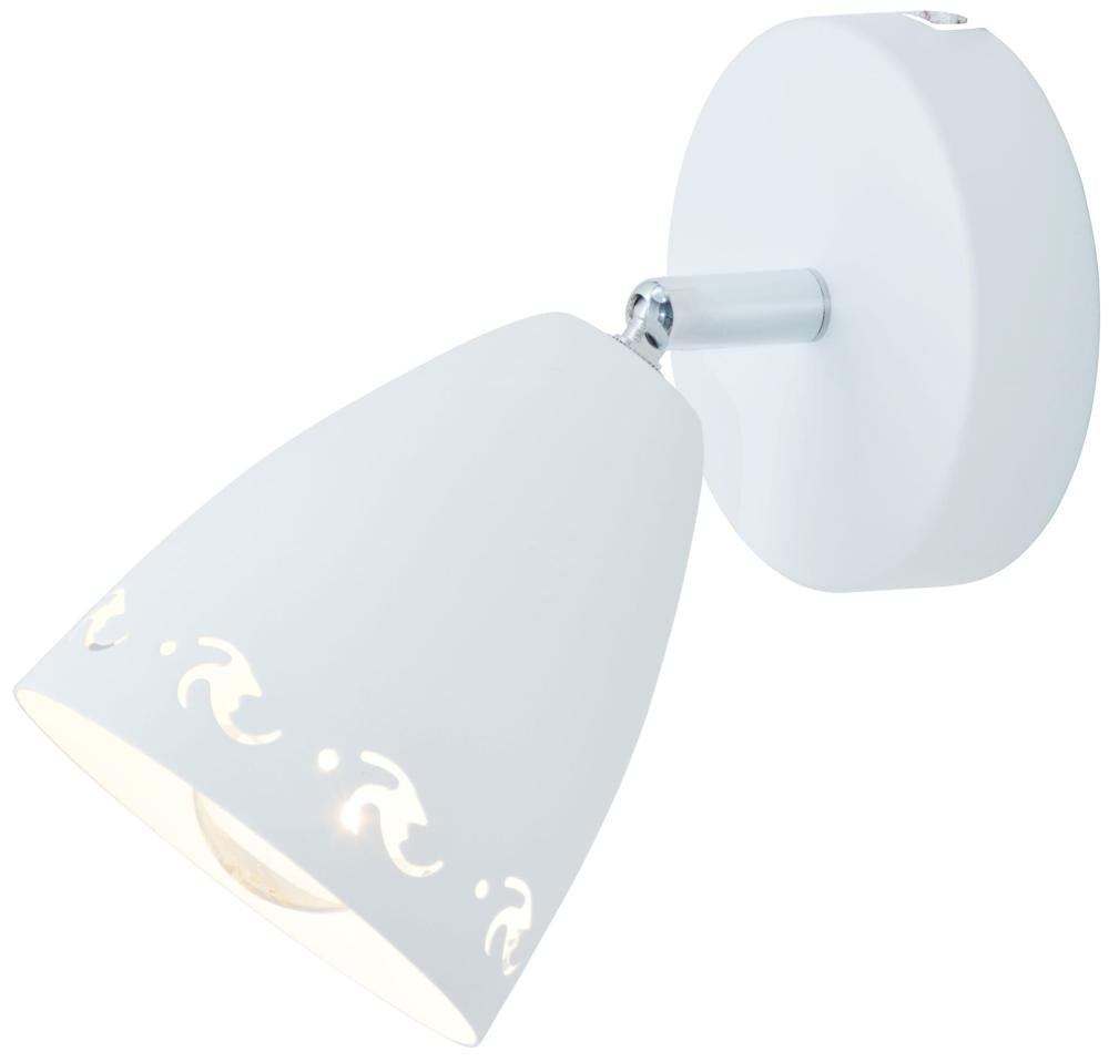 Applique murale Coty blanche mat