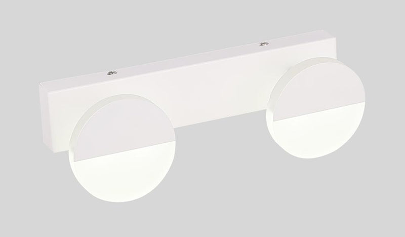 Applique murale LED Sing 2 lumières blanche