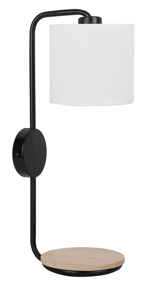 Applique murale Alpine noire, tissu