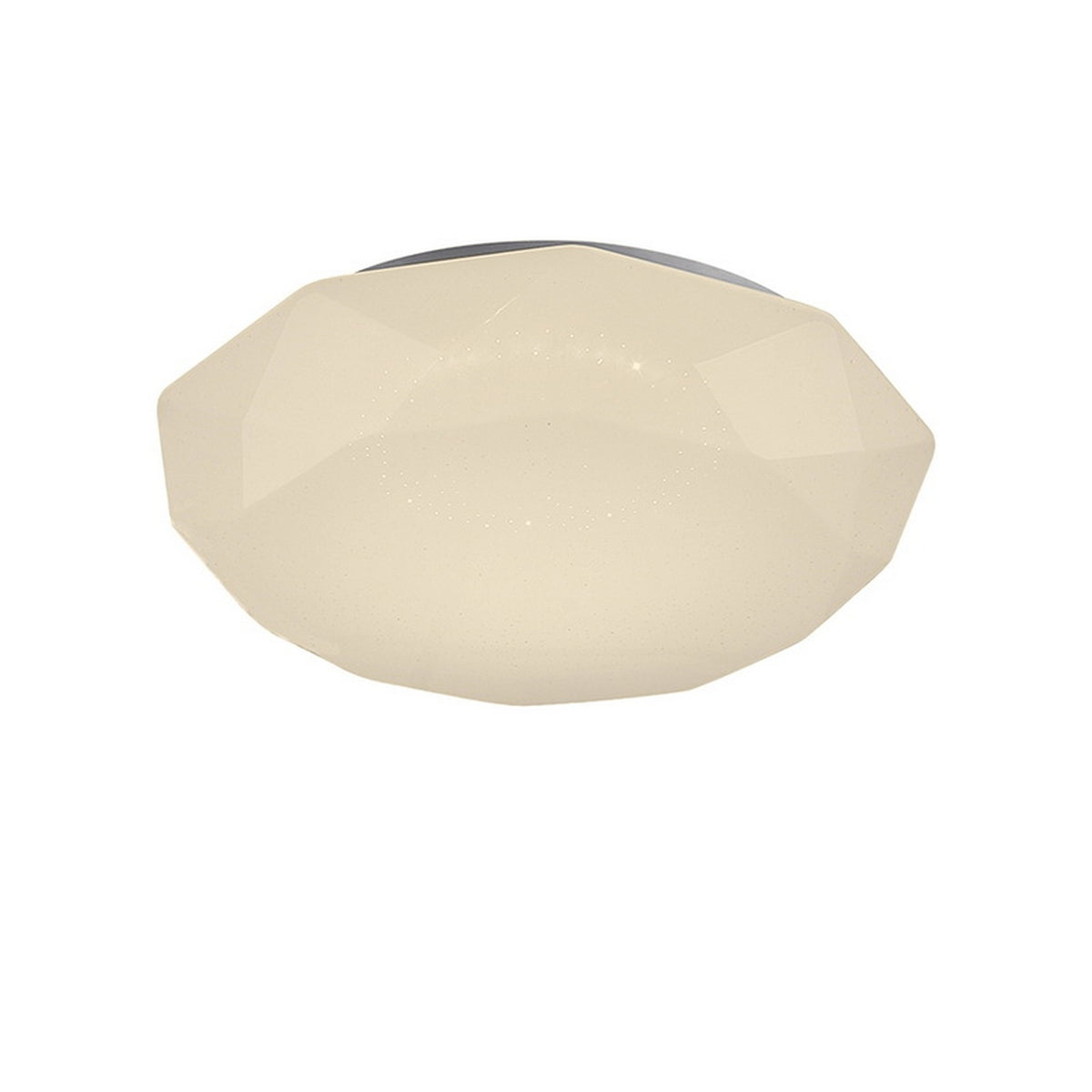 Plafonnier LED Diamante II blanc, Ø 41 cm, 3000 K