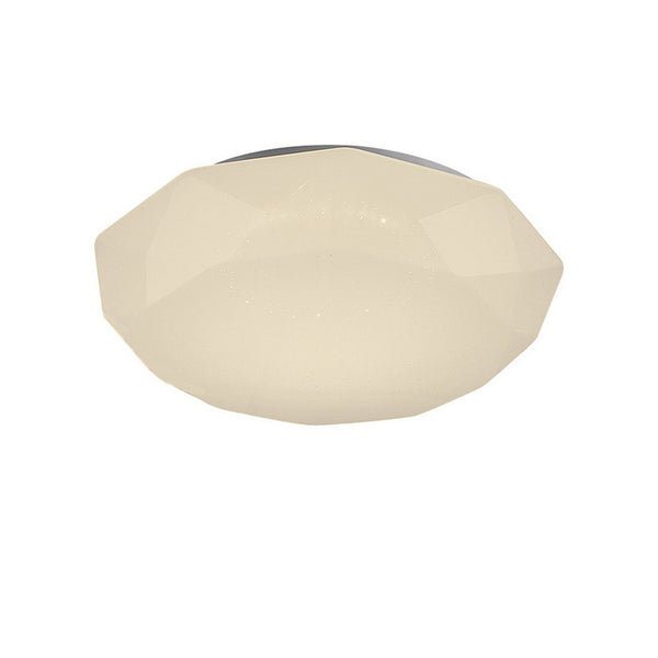 Plafonnier LED Diamante II blanc, Ø 41 cm, 3000 K