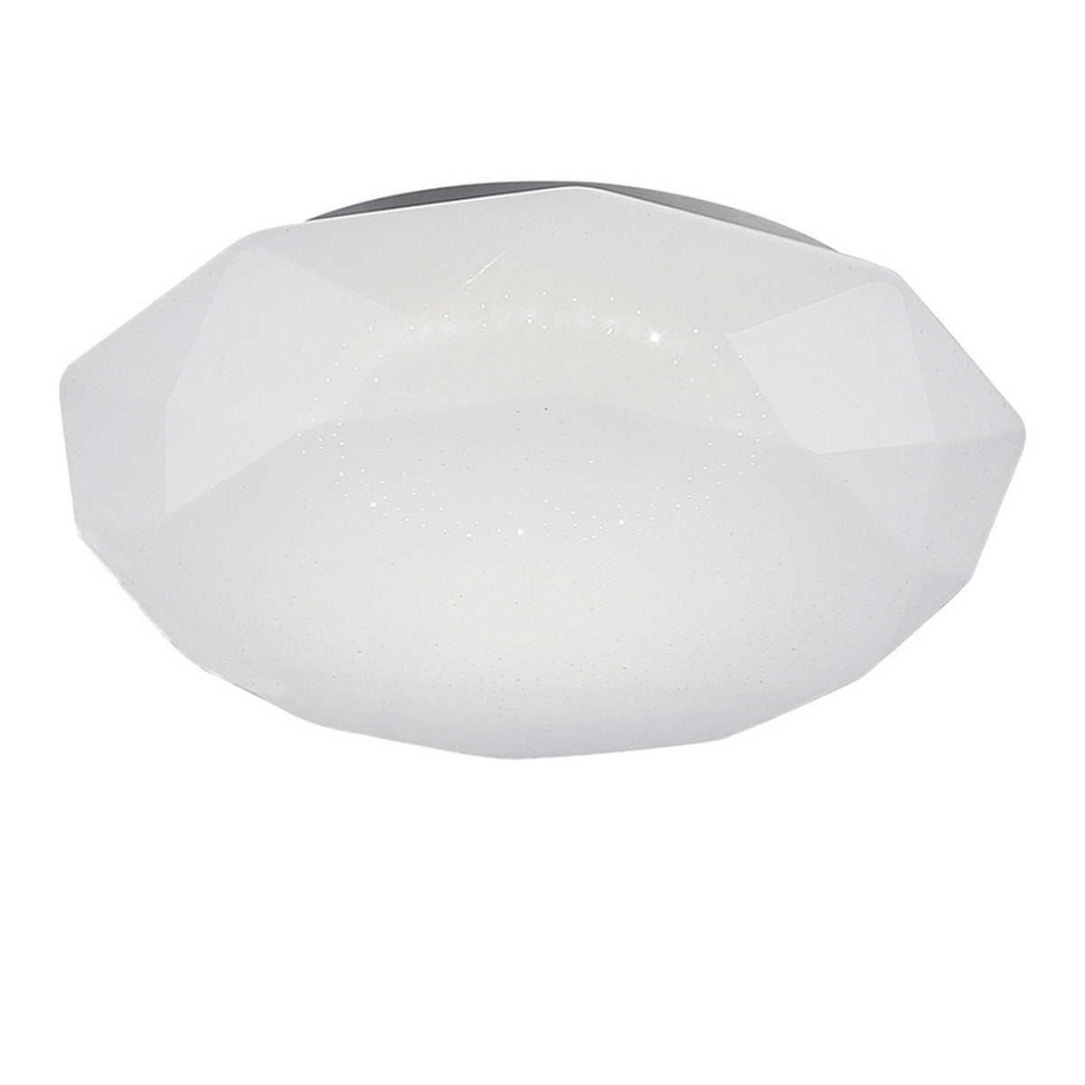 Plafonnier LED Diamante II blanc, Ø 51,5 cm, 5000 K