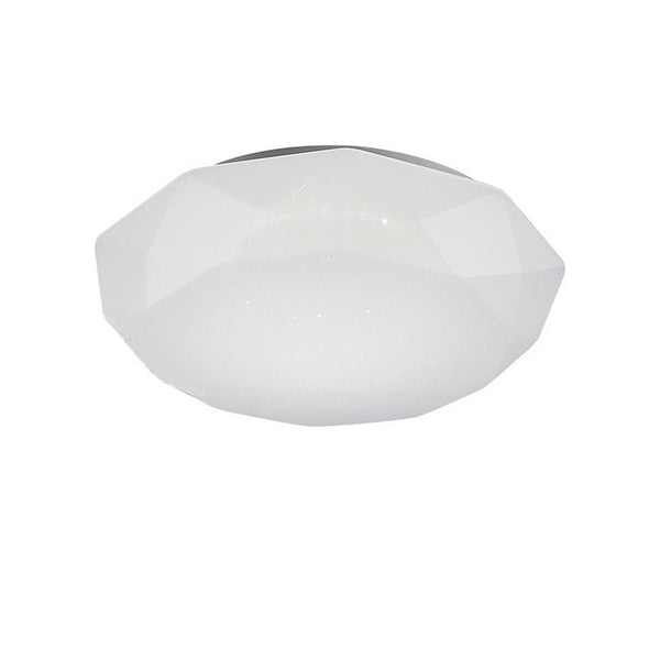 Plafonnier LED Diamante II blanc, Ø 41 cm, 5000 K