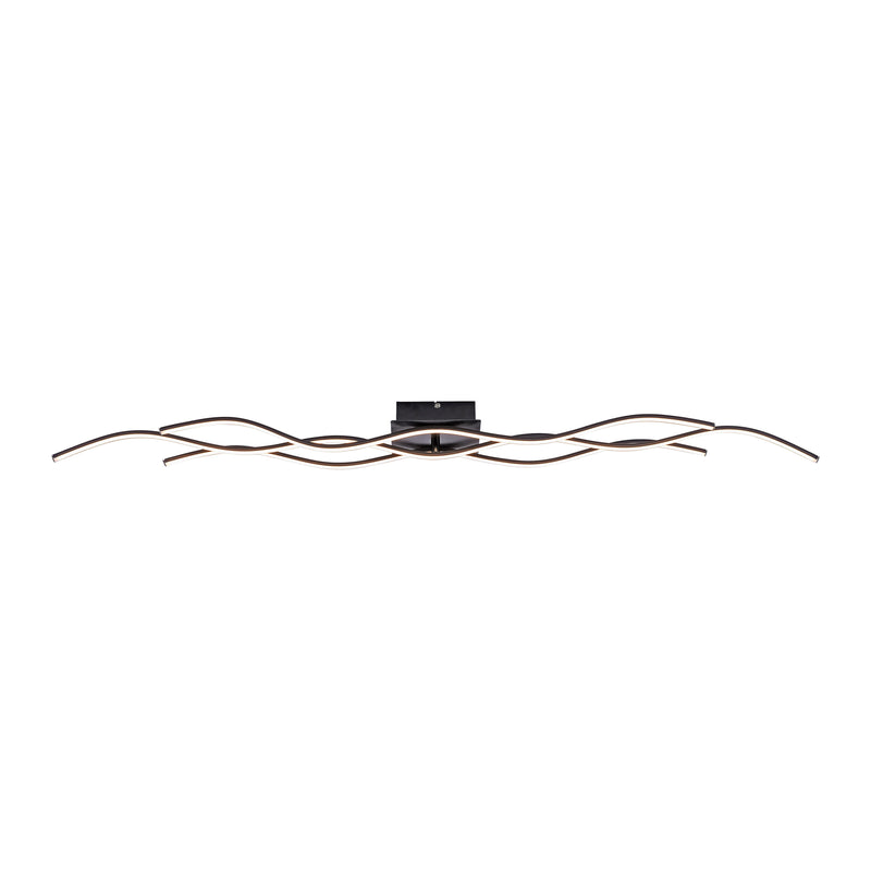 Plafonnier LED | Wave Noir L 139,5 cm