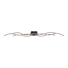 Plafonnier LED | Wave Noir L 139,5 cm
