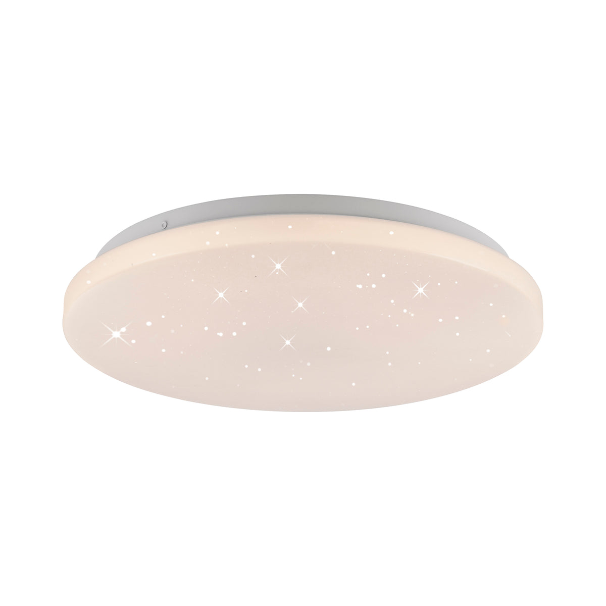 Plafonnier Uranus blanc, L 34 cm