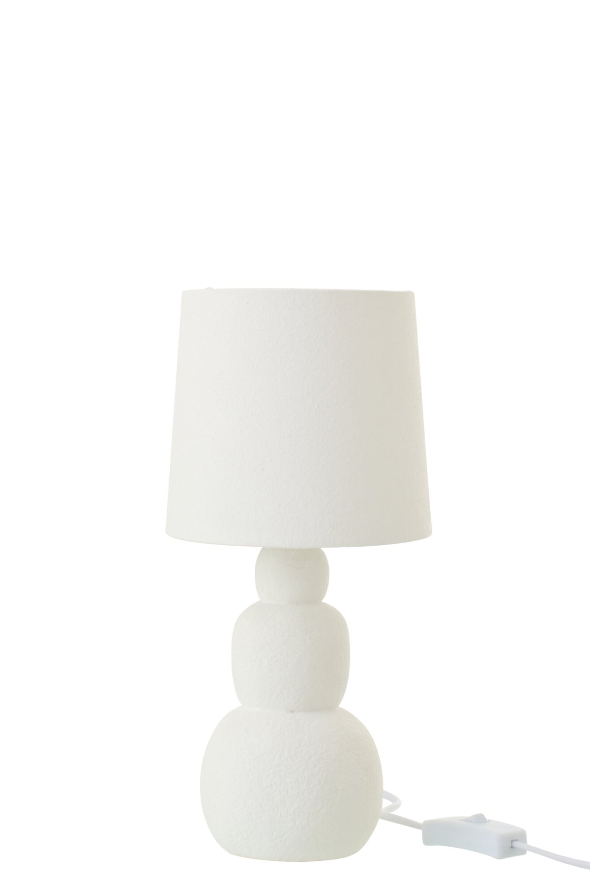 Lampe à poser Renée en céramique blanche, petit modèle