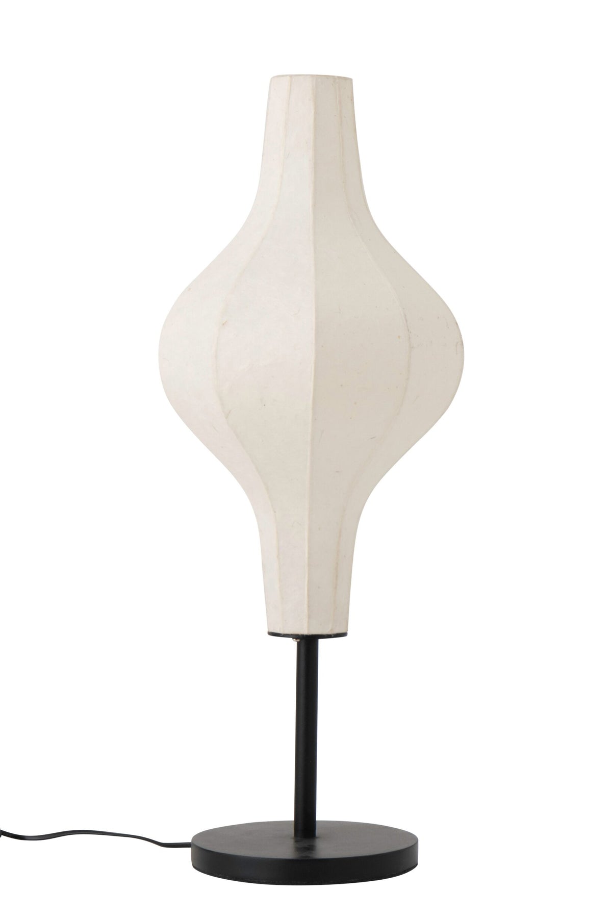 Lampe à poser en papier naturel