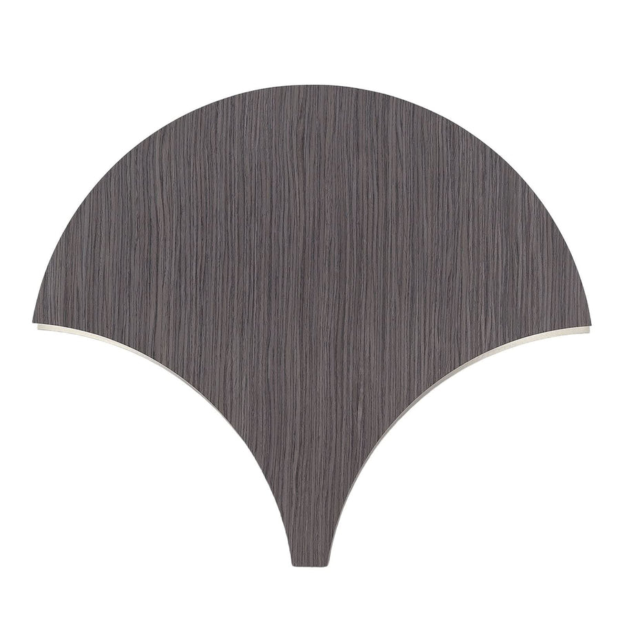 Applique murale LED Palm en métal, gris, hauteur 34 cm