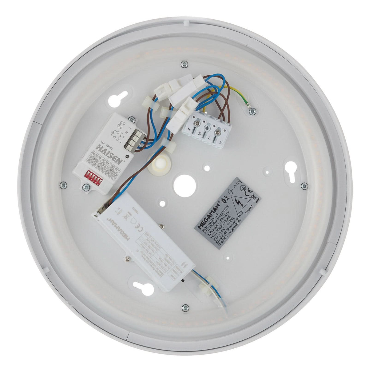 Applique murale LED Fonda+ ColorSelect, blanc, Ø 33 cm, IP44