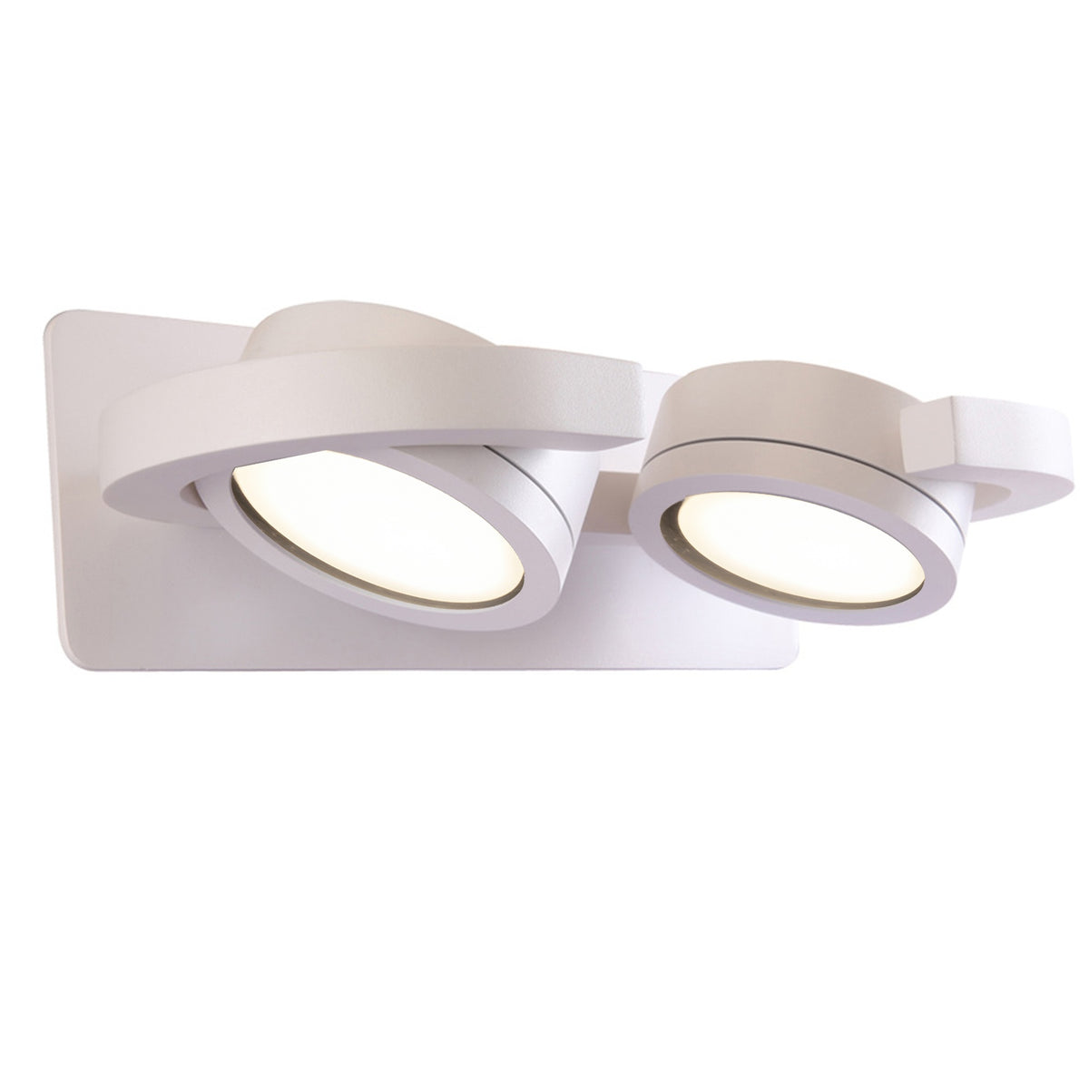 Applique extérieure Iguazu 2 lumières, verre, IP54