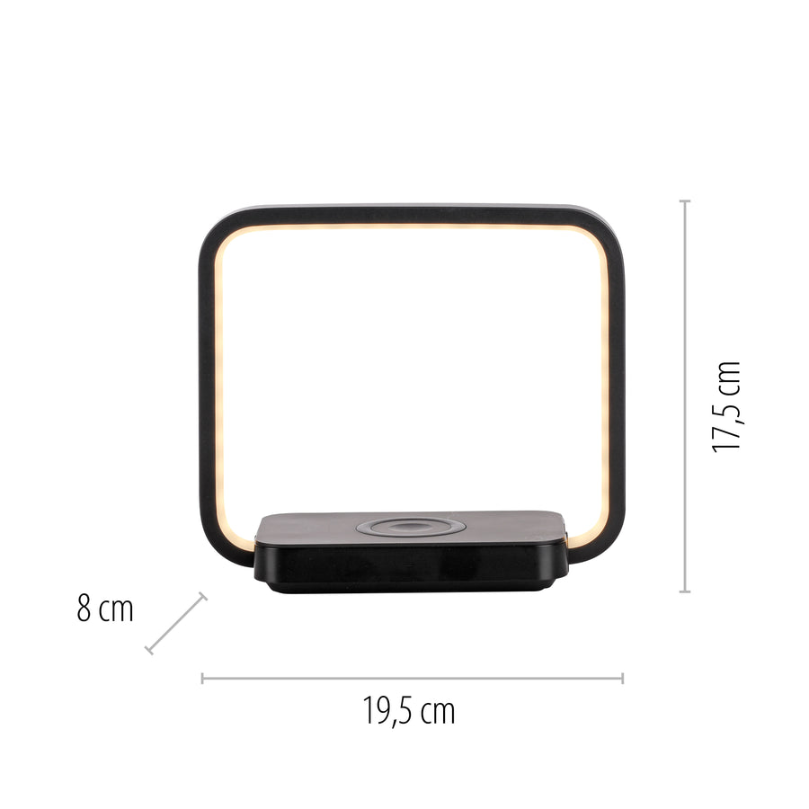 Lampe à poser Omari noire