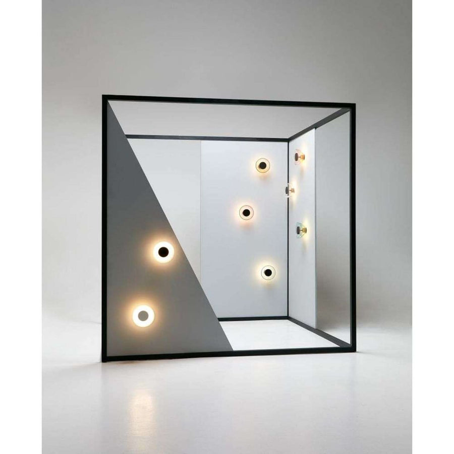 Applique murale LED Aura en aluminium, blanc, Ø 17,9 cm