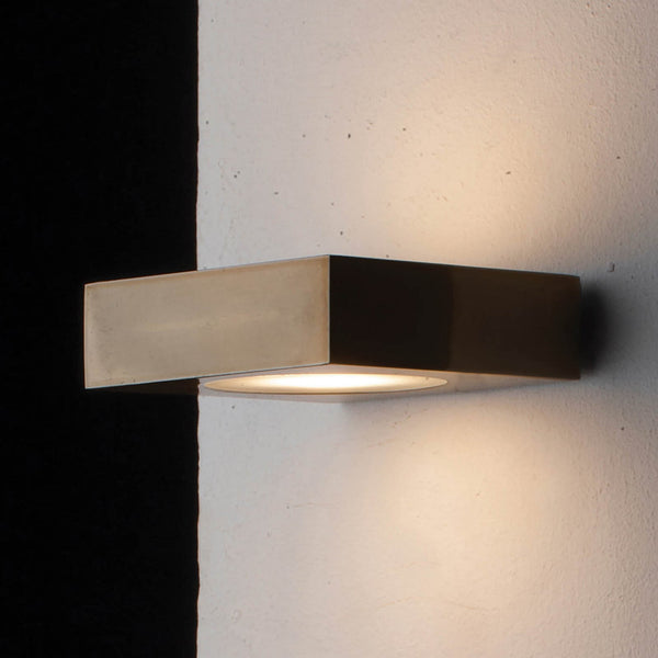 Applique murale LED Fix en aluminium, doré, 2 lumières, hauteur 5,4 cm