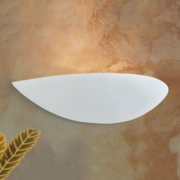 Applique murale Tamara en céramique, blanc, hauteur 8,5 cm