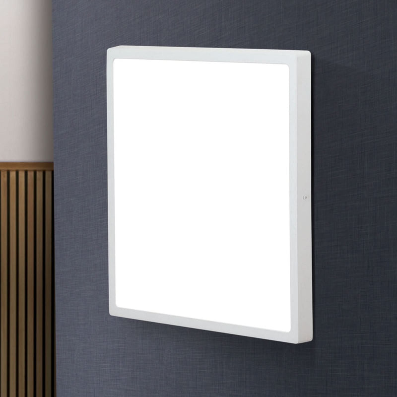 Applique murale LED Lero en aluminium, blanc, hauteur 2,9 cm