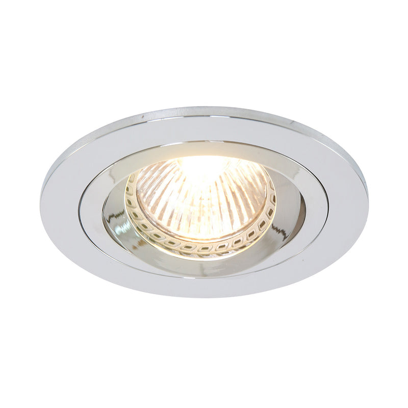 Einbauleuchte Pelite 7304CH in glänzendem Chrom Ø 10 cm