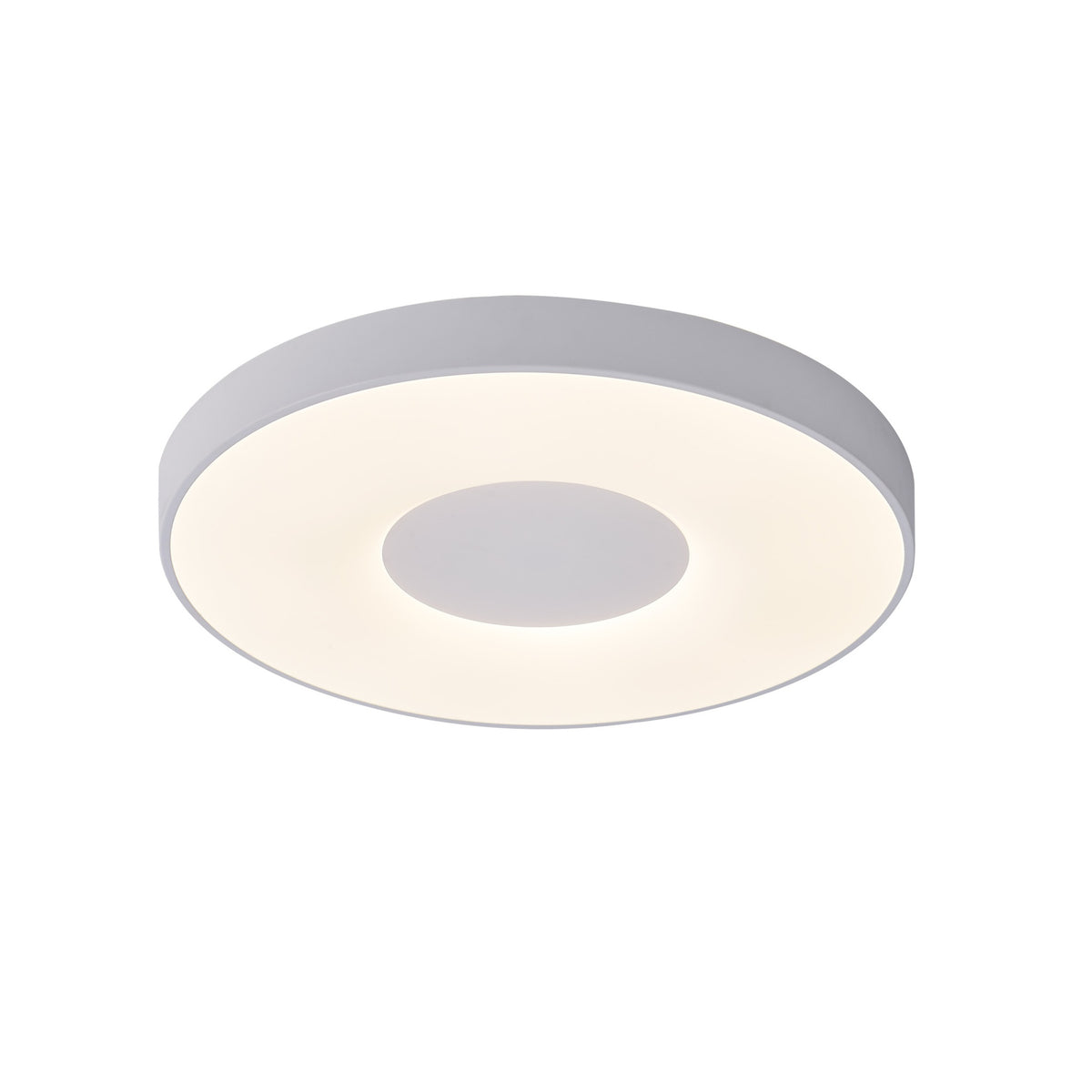 Plafonnier LED Coin avec télécommande, Ø 50 cm