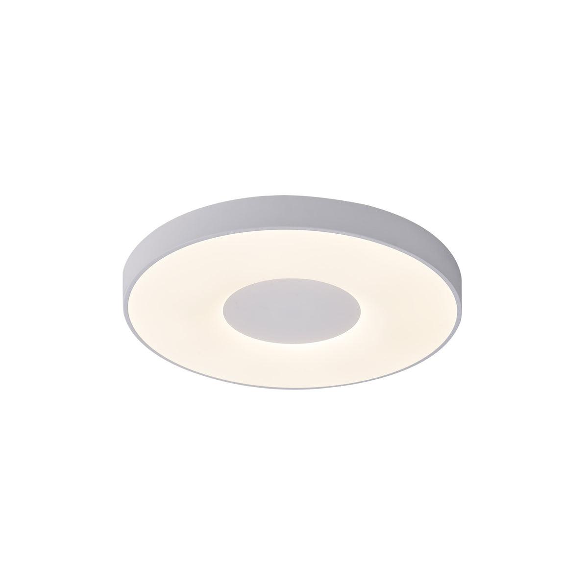 Plafonnier LED Coin avec télécommande, Ø 38 cm