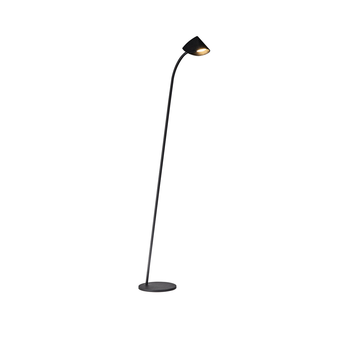 Lampadaire LED Capuccina noir
