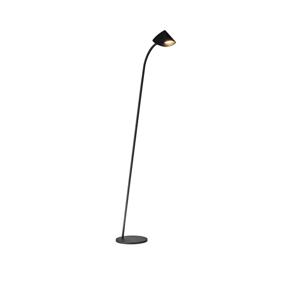 Lampadaire LED Capuccina noir