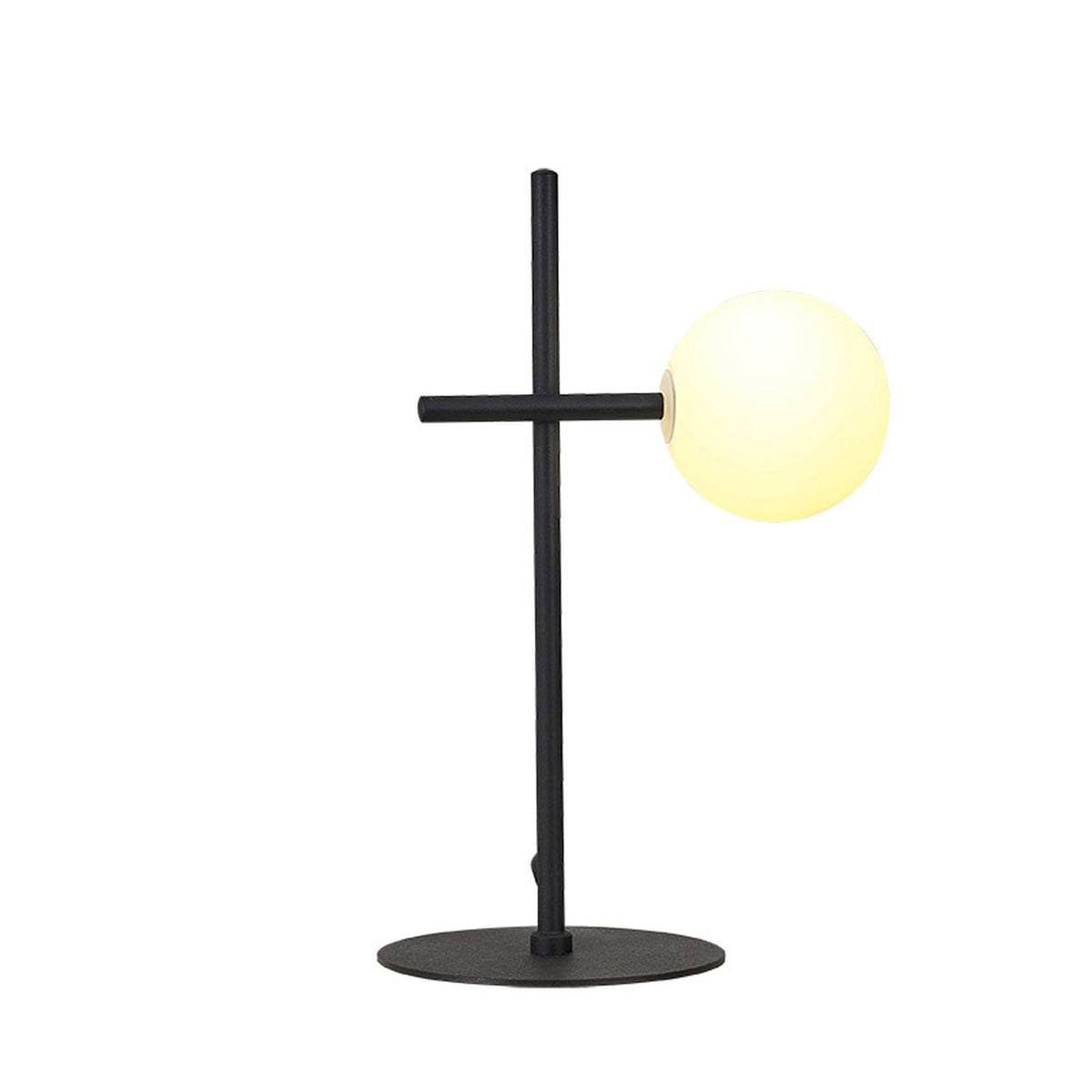 Lampe à poser Cellar noire, verre