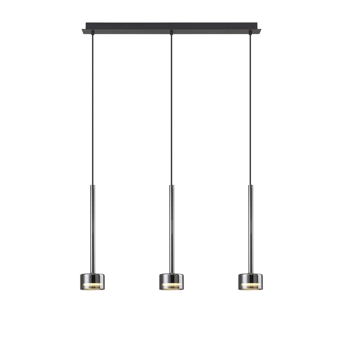 Suspension Tonic 3 lumières, verre