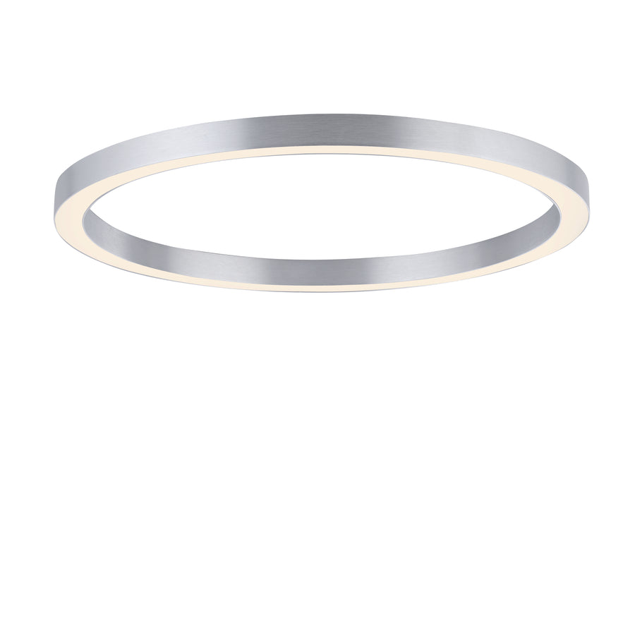 Plafonnier Pure-Lines aluminium, L 70 cm