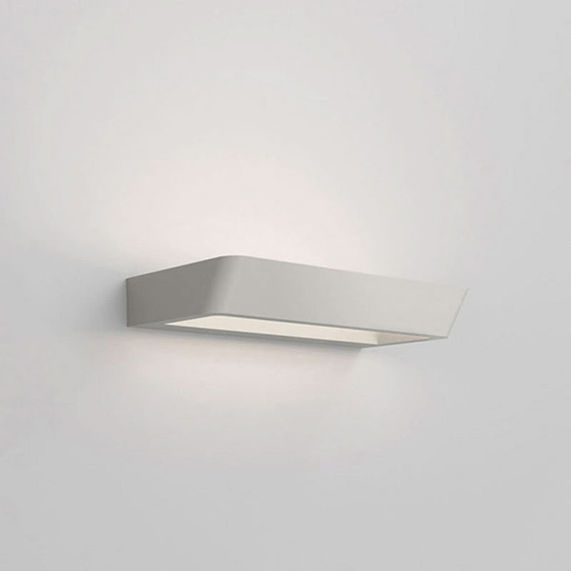 Applique murale LED Belvedere W1 en aluminium, crème, hauteur 3,5 cm, 2700 K