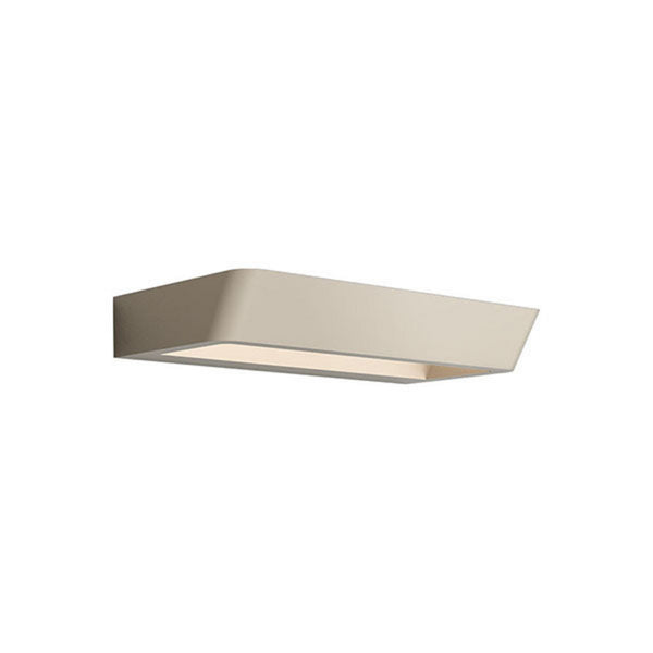 Applique murale LED Belvedere W2 en aluminium, bronze, hauteur 4,5 cm, 3000 K